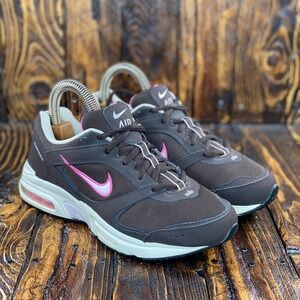 Nike Air Max Women‎ Health Walker 316563-261 Leather Brown & Pink Size 8 Rare